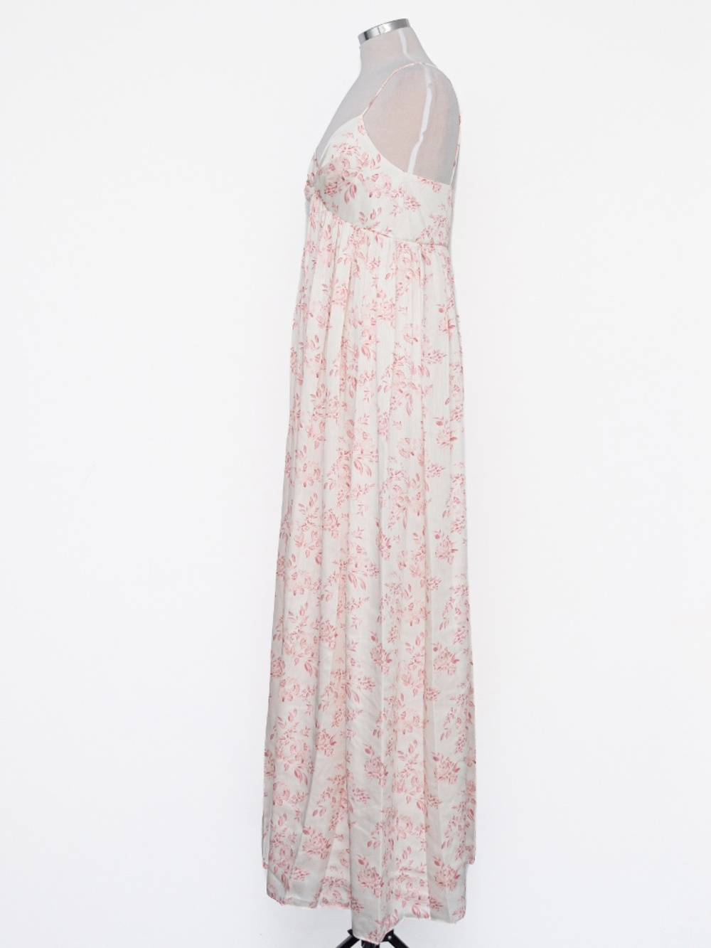 SACHIN & BABI - Jessica Gown Rouge Watercolor Floral Gown - Picture 4 of 11